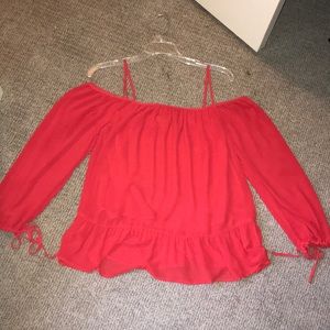 Off the shoulder blouse